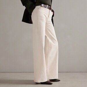 BANANA REPUBLIC The Icon Wide Leg Jeans High Rise Size 32 Petite